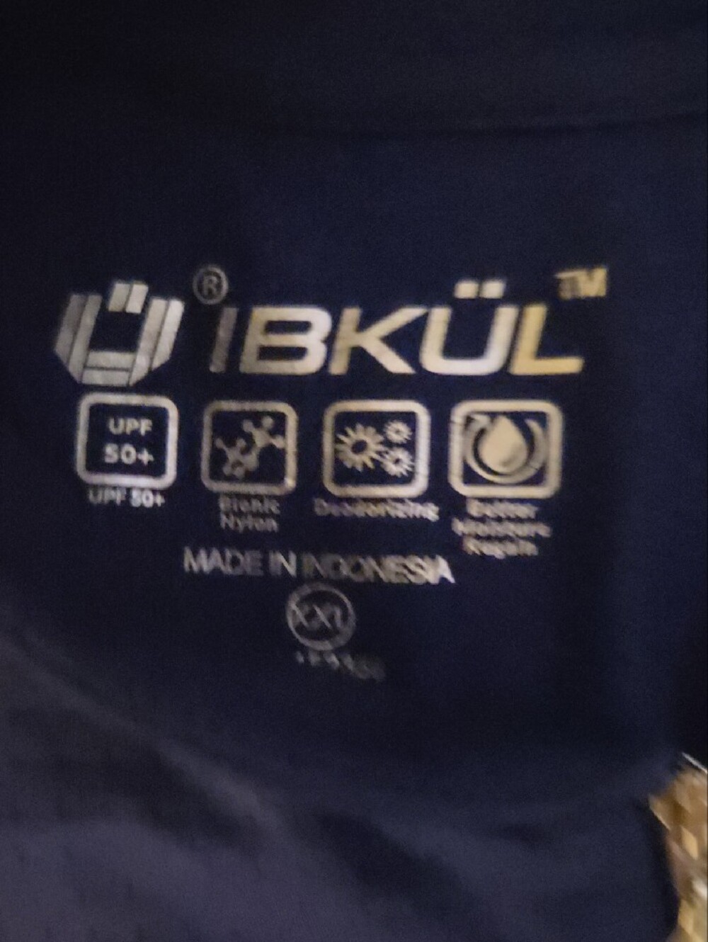 IBKÜL IceFil 1/4-Zip Long Sleeve Sun Shirt - Navy Blue (Women's XXL) - Picture 3 of 5